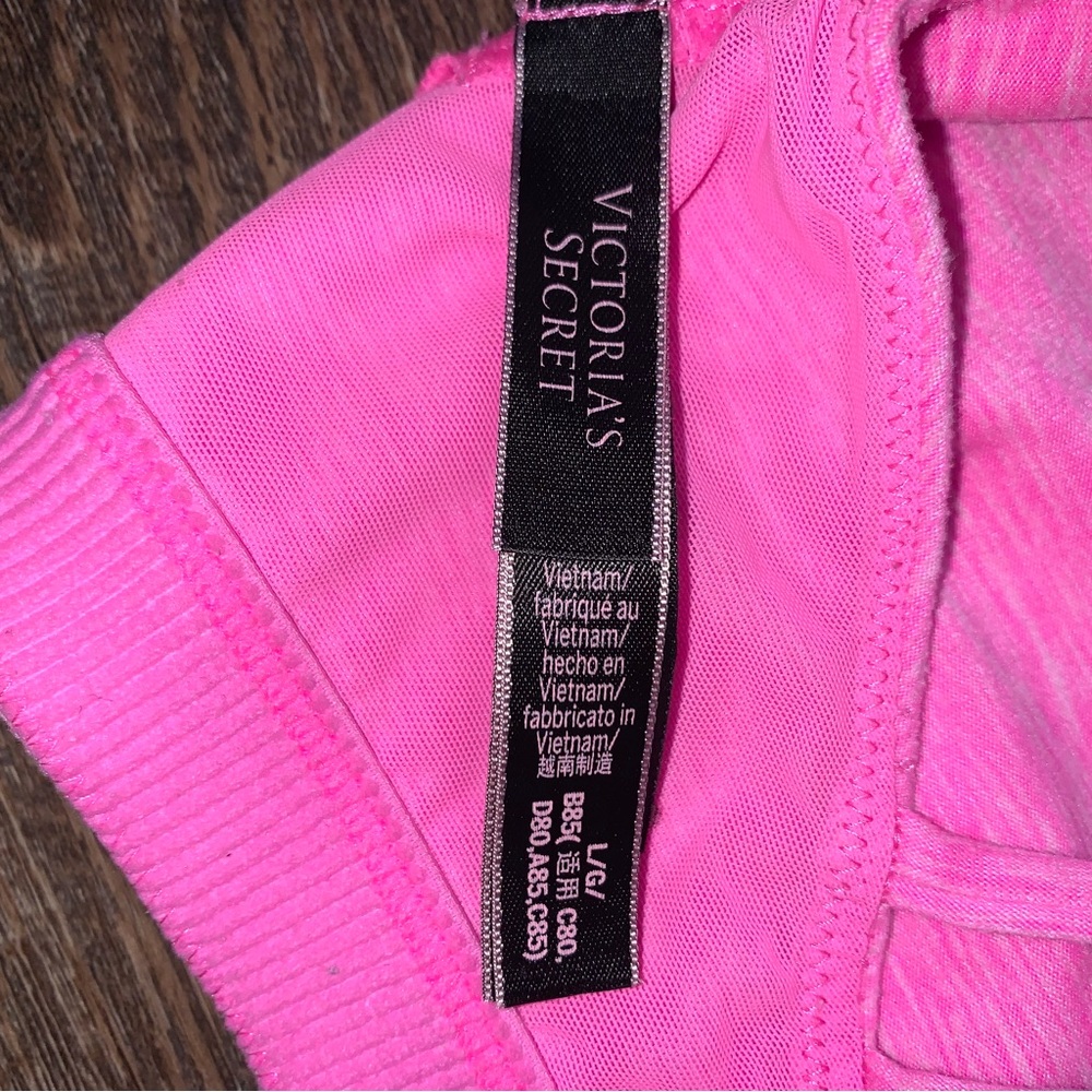 Victoria’s Secret Pink Strappy Bralette Size Large - Picture 3 of 9